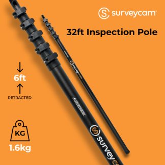 SurveyCam® 32ft Inspection Pole
