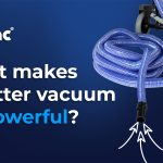 What makes a gutter vacuum powerful?